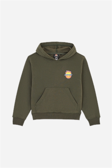 Dickies X Spitfire Junior Hoodie - Olive Green